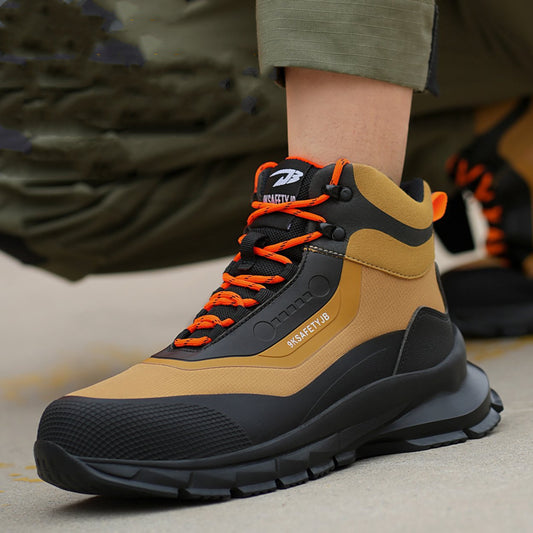 Safety Boots - High-top Smash And Pierce Resistant Steel Tips
